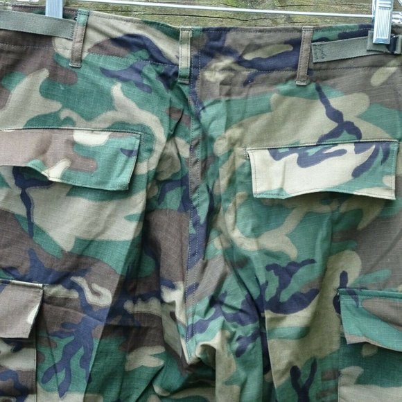 NEW 78' USMC Military Trouser RDF RipStop ERDL Hot Weather Camo Pants Med Reg - Picture 7 of 12